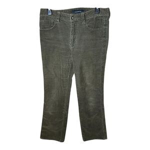 Vintage Y2K Calvin Klein Jeans Women's Low Rise Corduroy Pants Green - Size 6